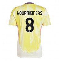 Camiseta Juventus Teun Koopmeiners #8 Segunda Equipación Replica 2024-25 mangas cortas